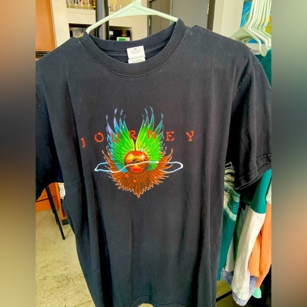 Vintage Journey tour/concert black t shirt Sz: L